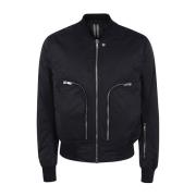 Rick Owens Bauhaus Flight Bomber Jacka Black, Herr