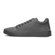 Blackstone Grå Nubuck Låga Sneakers Gray, Herr