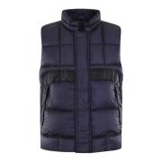 C.p. Company Stilig Outerwear Vest för män Blue, Herr