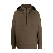 Tommy Hilfiger Grön Dragkedja Hoodie Tröja Green, Herr