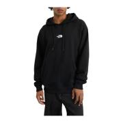 The North Face Hoodie med Framficka och Logga Black, Herr