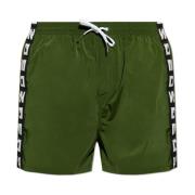 Dsquared2 Badshorts med logotyp Green, Herr