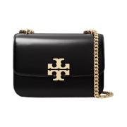 Tory Burch Liten Eleanor Svart Crossbody-väska Black, Dam