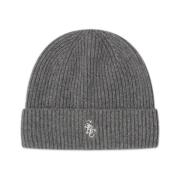 Sporty & Rich Kashmir Beanie i Mörkgrå Gray, Dam