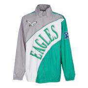 Mitchell & Ness NFL Bågformad Windbreaker Eagles Firande Multicolor, H...