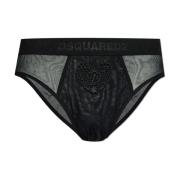 Dsquared2 Briefs med broderi Black, Herr