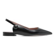 Malone Souliers Svarta Platta Slingback Skor Black, Dam