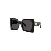 Dolce & Gabbana Dg4490 50187 Sunglasses Black, Dam