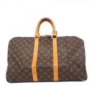 Louis Vuitton Vintage Pre-owned Tyg handvskor Brown, Dam