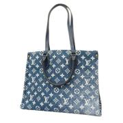 Louis Vuitton Vintage Pre-owned Tyg axelremsvskor Blue, Dam