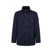 Hackett Vattenavvisande Cargojacka med Huva Blue, Herr