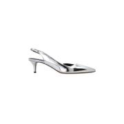 Isabel Marant Silver Stiletto Häl Pumps Gray, Dam