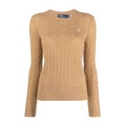 Ralph Lauren Polo Sweaters Camel Brown, Dam