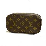 Louis Vuitton Vintage Pre-owned Tyg necessrer Brown, Dam