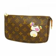 Louis Vuitton Vintage Pre-owned Tyg kuvertvskor Brown, Dam