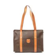 Celine Vintage Pre-owned Canvas celine-vskor Brown, Dam