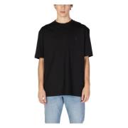 Calvin Klein Jeans Herr Fall/Vinter Bomull T-shirt Black, Herr