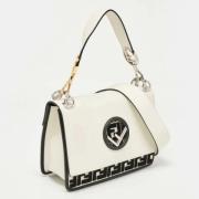 Fendi Vintage Pre-owned Laeder handvskor White, Dam