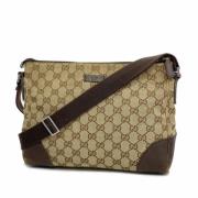 Gucci Vintage Pre-owned Canvas gucci-vskor Brown, Dam