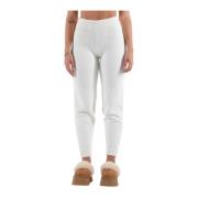 UGG Darianna Joggerbyxor i Mjuk Fleece White, Dam