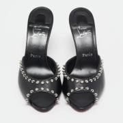 Christian Louboutin Pre-owned Pre-owned Laeder sandaler Black, Dam