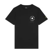 Lyle & Scott SS T-shirts Fotboll Hjul Grafisk T-shirt Black, Herr