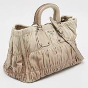 Prada Vintage Pre-owned Laeder prada-vskor Beige, Dam