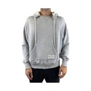 Golden Goose Grå hoodie med ryggdetalj Gray, Herr