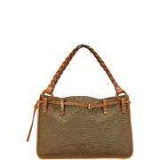 Gucci Vintage Pre-owned Canvas gucci-vskor Brown, Dam