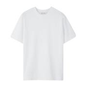 Applied ART Forms Vit Bomull T-shirt Tung Jersey White, Herr