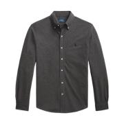 Ralph Lauren Featherweight Mesh Shirt Mörkgrå Gray, Herr