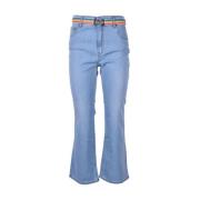 Love Moschino Flare Jeans för Kvinnor - Bluaw Blue, Dam