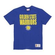 Mitchell & Ness NBA Legendarisk Tee Golden State Warriors Blue, Herr