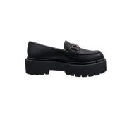 Twinset Svart Loafer med Chunky Sula Black, Dam