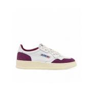 Autry Medalist Low Läder Sneakers Purple, Unisex