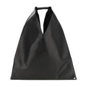 MM6 Maison Margiela Japansk Fejk Läder Triangel Väska Black, Dam