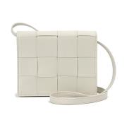 Bottega Veneta Stilren Läder Väska White, Dam