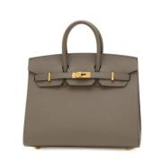 Hermès Vintage Pre-owned Laeder handvskor Gray, Dam