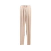 Giorgio Silke Oversize Wide Leg Byxa Beige, Dam