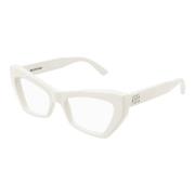 Balenciaga Vita Glasögonbågar White, Unisex