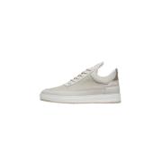 Filling Pieces Låg Top Tech Crumbs Off White White, Herr