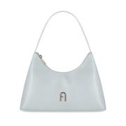 Furla Blå Diamante Axelväska med Läderhandtag Blue, Dam