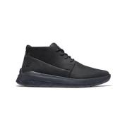 Timberland Läder Chukka Sneakers Black, Herr