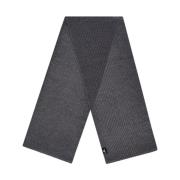 Emporio Armani Flätad Mörkgrå Ullscarf Gray, Herr