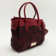 Valentino Vintage Pre-owned Tyg handvskor Red, Dam