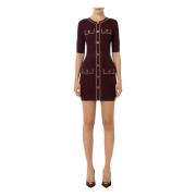 Elisabetta Franchi Rouge Noir Miniklänning Am92B46E2 CG3 Brown, Dam