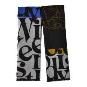 Vivienne Westwood Ull Siden Sjal Multicolor, Dam