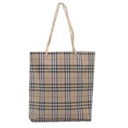 Burberry Vintage Pre-owned Nylon handvskor Beige, Dam