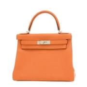 Hermès Vintage Pre-owned Laeder handvskor Orange, Dam