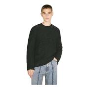 MM6 Maison Margiela Ullblandning Crewneck Sweater Gray, Herr